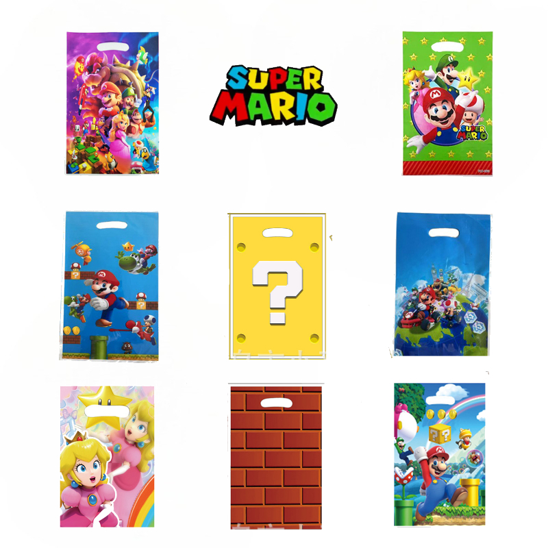 Party Games Adult Birthday - 20pcs Super Mary Anime Gift Bags