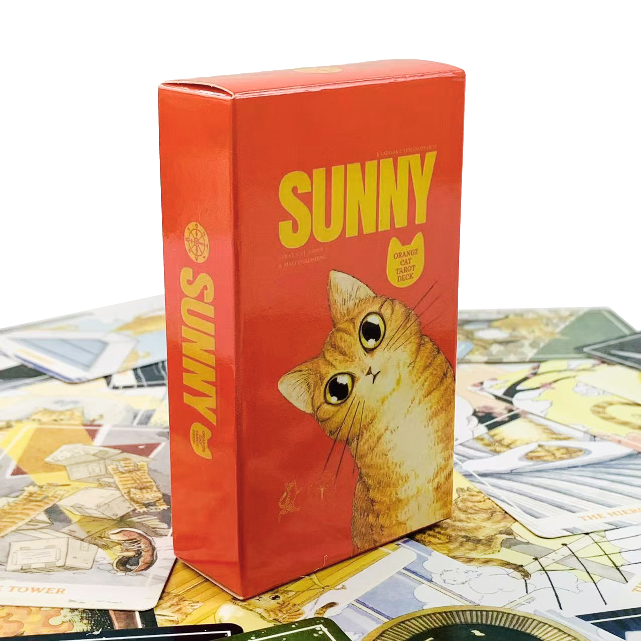 Sunny Orange Cat Tarot Deck A  - Party Games Sunny ulasan dan harga