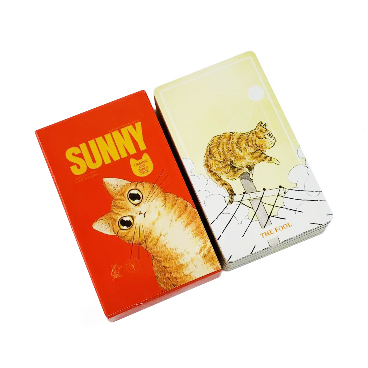 Sunny Orange Cat Tarot Deck A  - Party Games Sunny ulasan dan harga