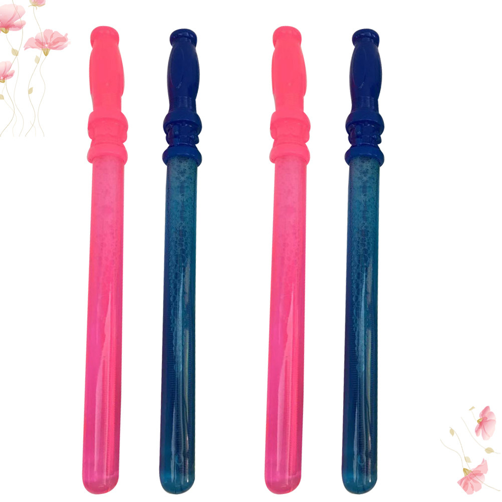 4Pcs Eco-Friendly Bubble Wand  - Party Games Kid Friendly ulasan dan harga