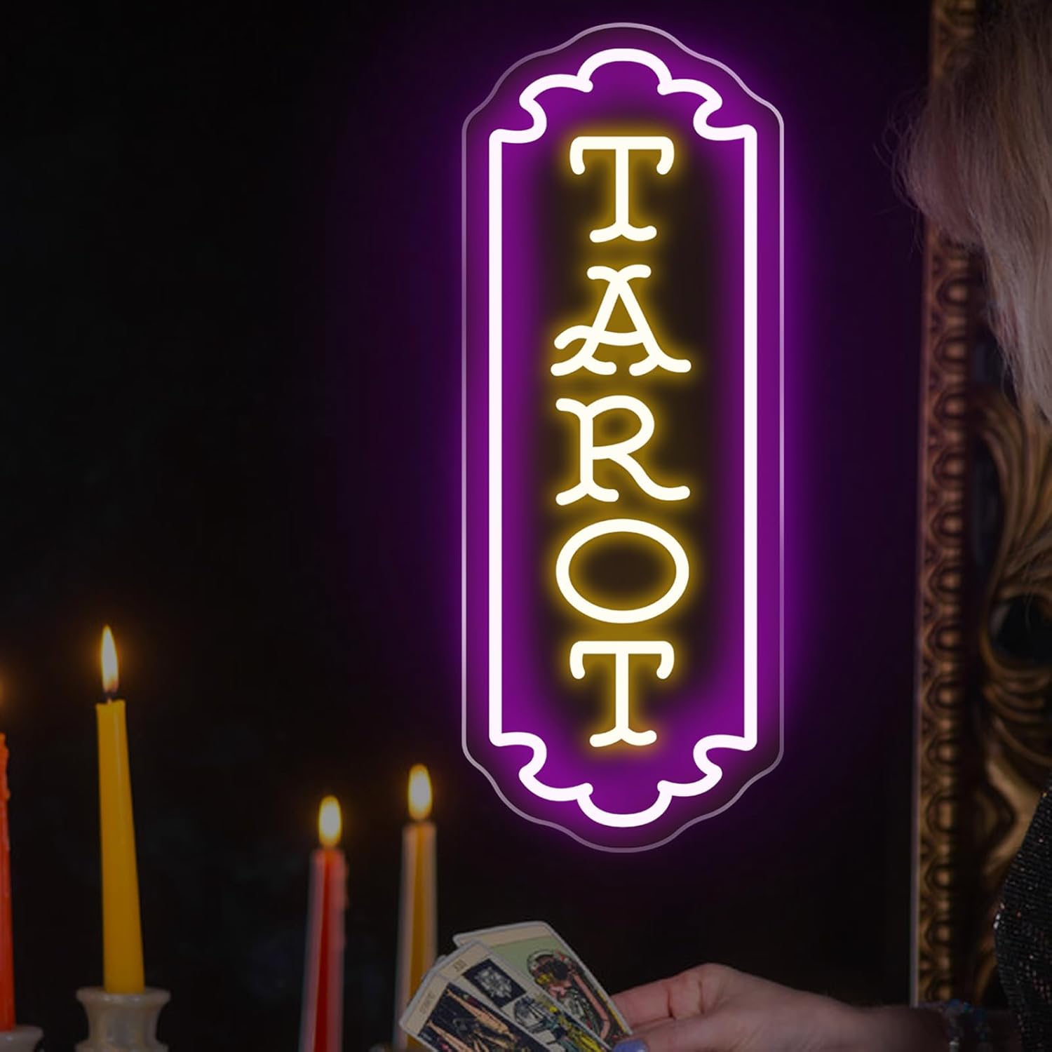 Tarot Neon Sign USB Powered My - Party Games Event ulasan dan harga