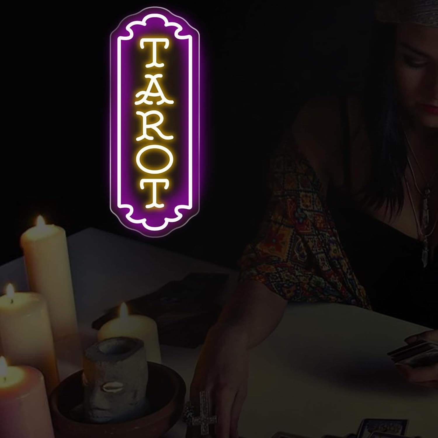 Tarot Neon Sign USB Powered My - Party Games Event ulasan dan harga