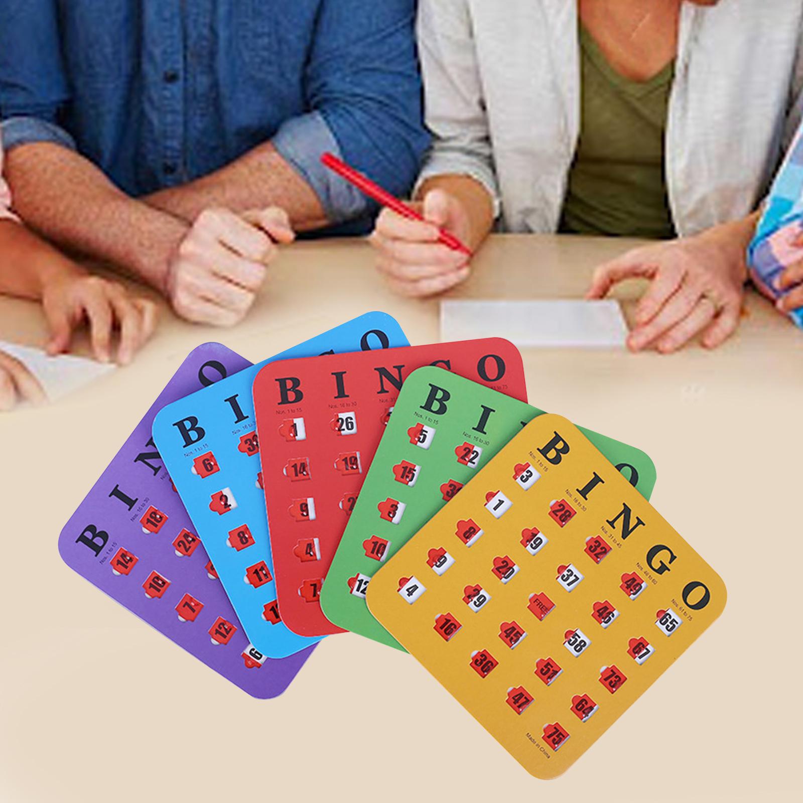 5 Pieces Bingo Game Cards Larg - Party Games For Large Groups ulasan dan harga