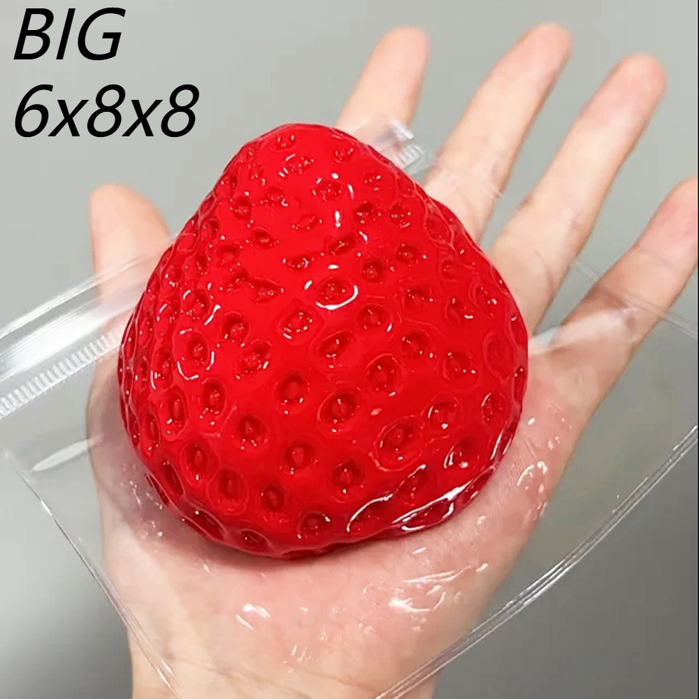 Strawberry Squeeze Toy Fidget  - Party Games Event ulasan dan harga