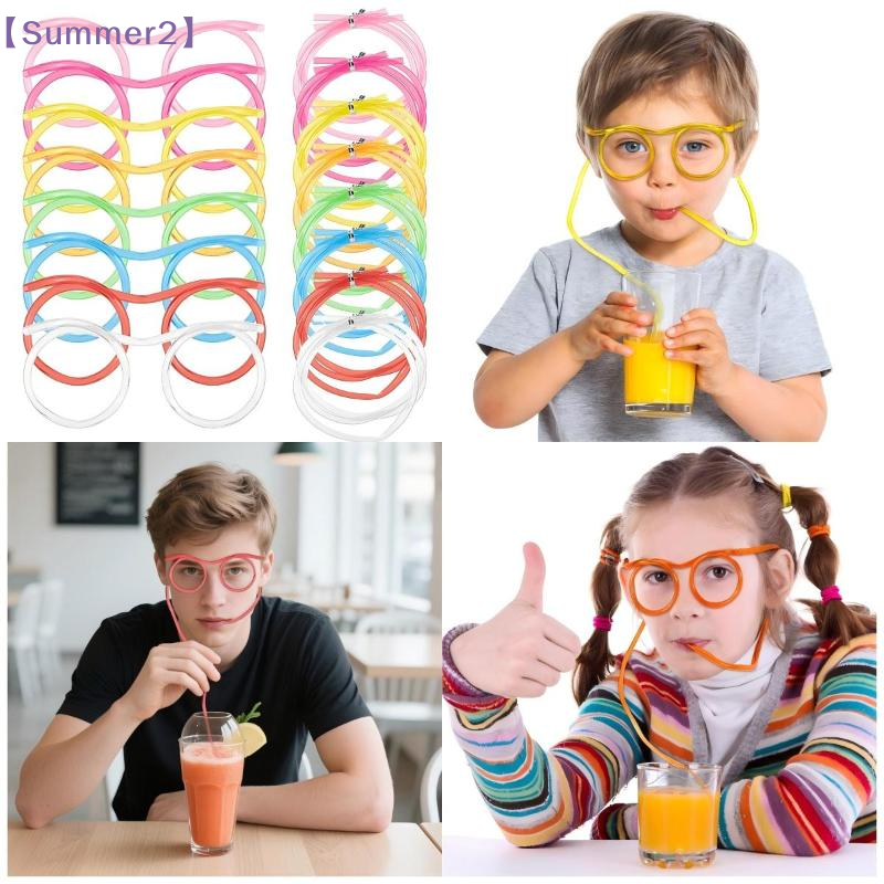 5Pcs Funny Eyeglass Shaped Dri - Party Games Kid Friendly ulasan dan harga