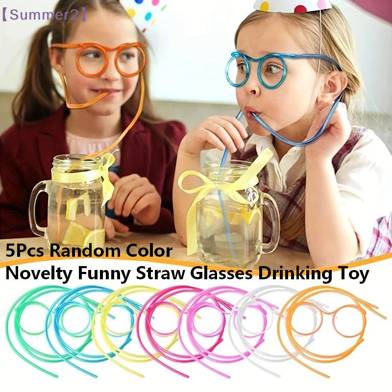 5Pcs Funny Eyeglass Shaped Dri - Party Games Kid Friendly ulasan dan harga