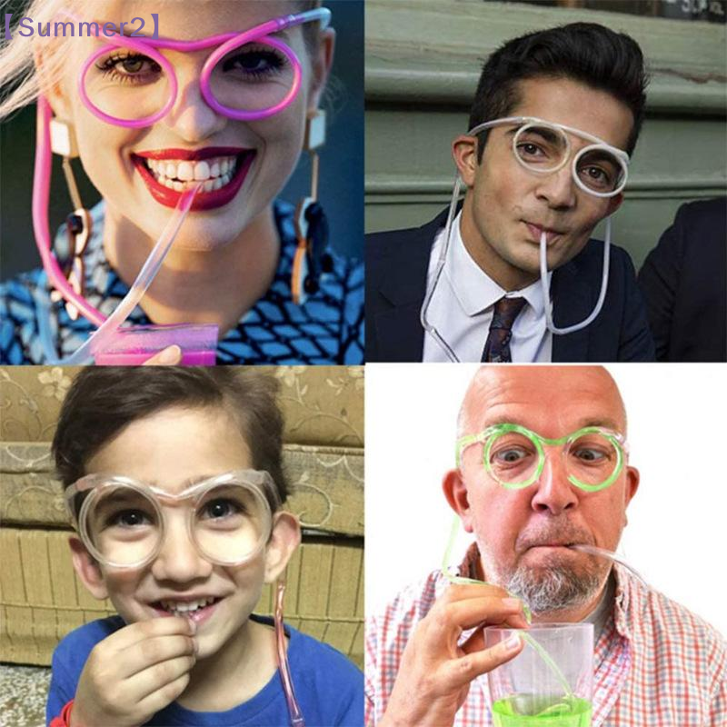 5Pcs Funny Eyeglass Shaped Dri - Party Games Kid Friendly ulasan dan harga