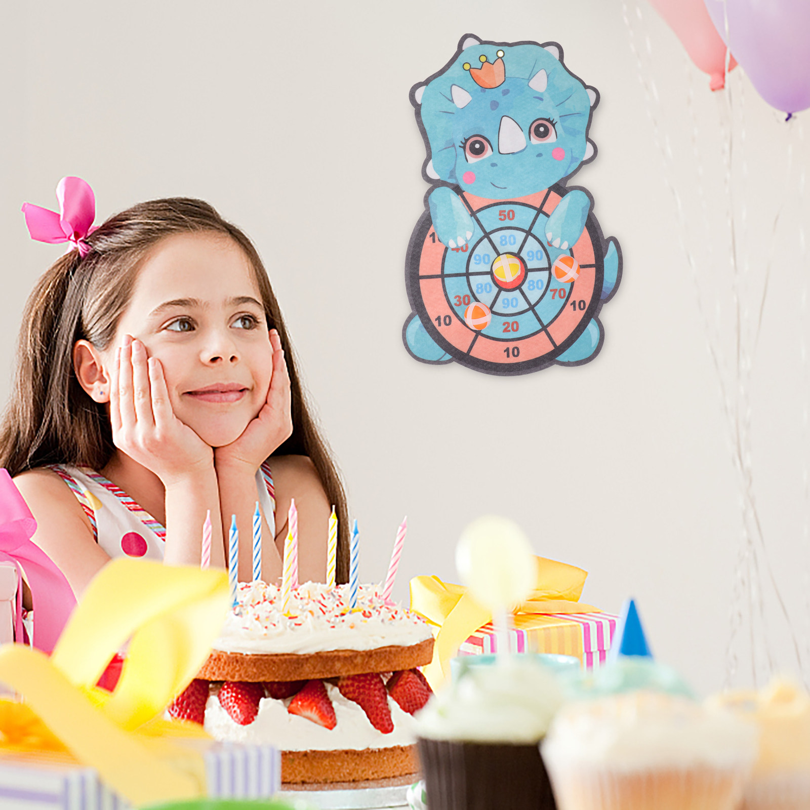 1Set Sticky Ball Target Board  - Party Games Kid Friendly ulasan dan harga