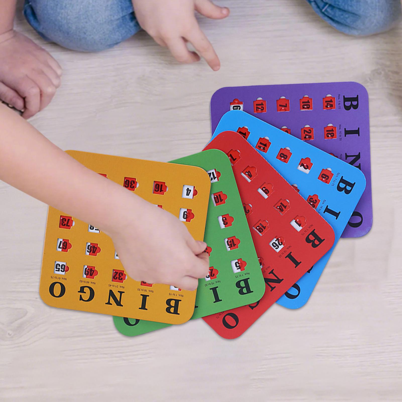 5 Pieces Bingo Game Cards Larg - Party Games For Large Groups ulasan dan harga