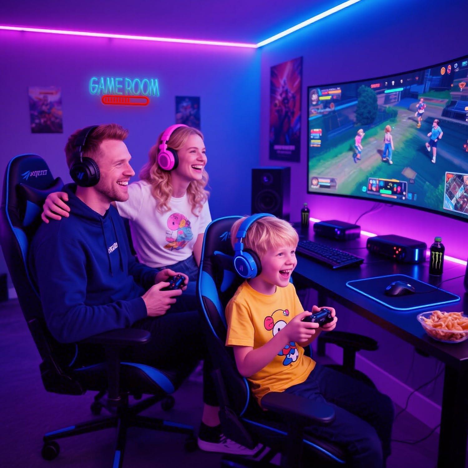 Game Room Neon Sign USB Powere - Party Games Event ulasan dan harga
