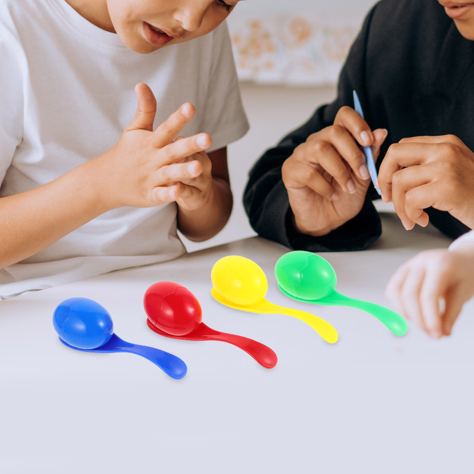 4Pcs Egg Spoon Race Balance Ga - Party Games Physical ulasan dan harga