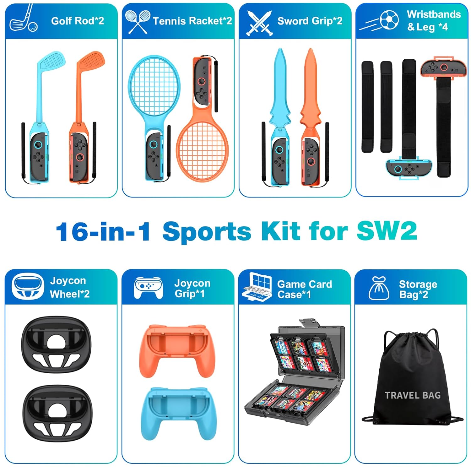 BEBONCOOL Switch 2 Sports Acce - Party Games Switch 2 ulasan dan harga