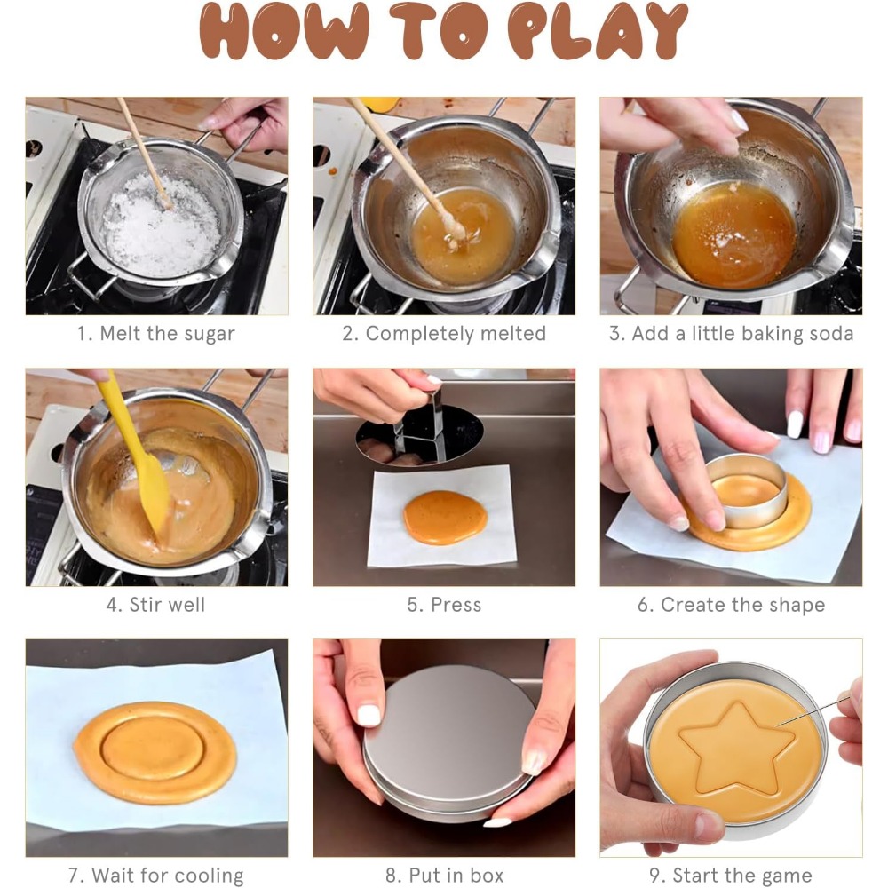 4pcs/set Korean Sugar Cookie M - Party Games Kid Friendly ulasan dan harga