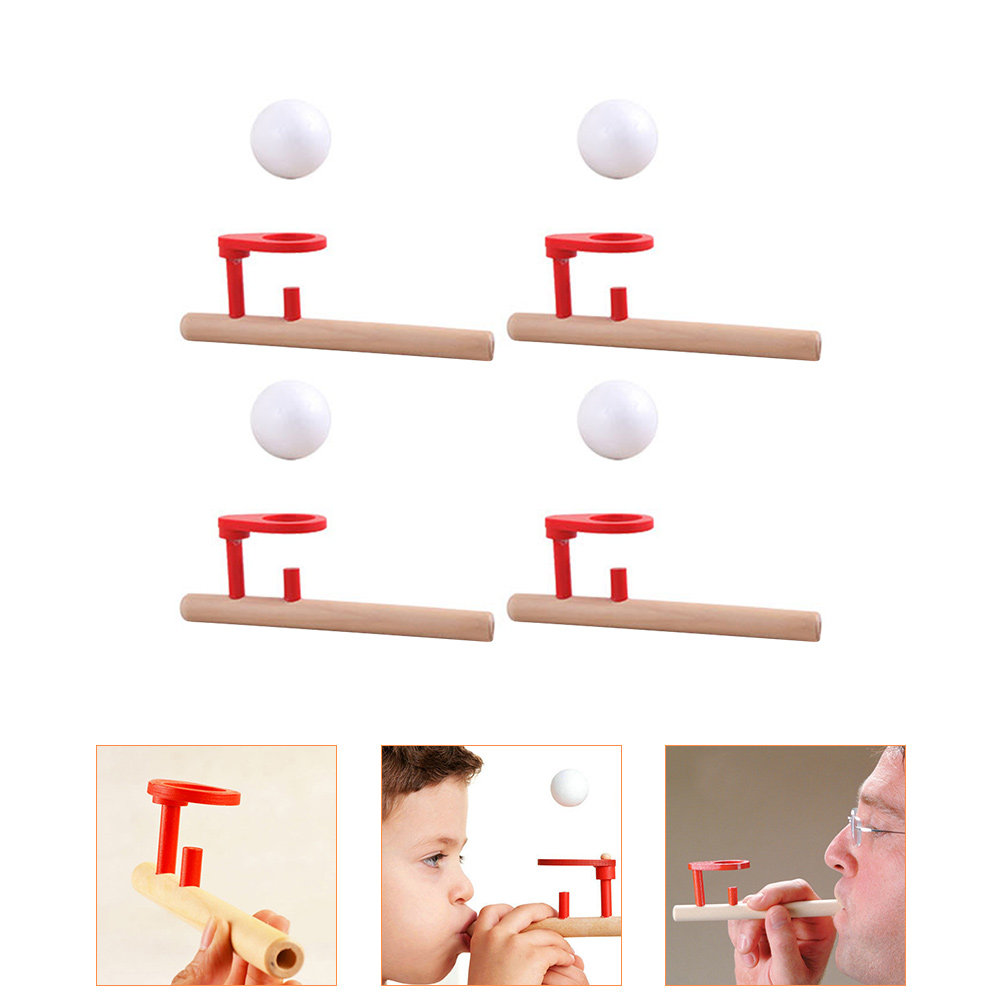 4Sets Wooden Floating Ball Blo - Party Family Games ulasan dan harga
