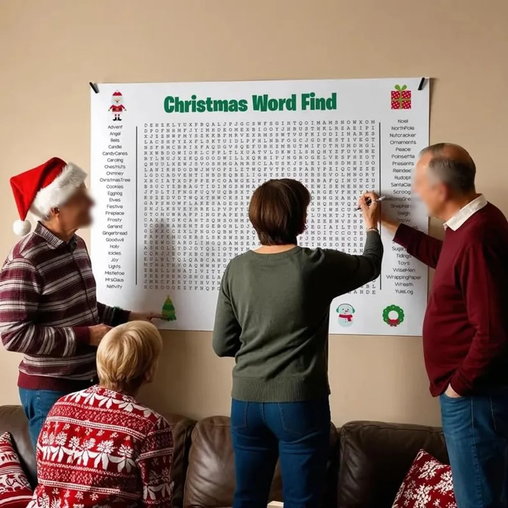 Large Christmas Word Search Po - Party Games For Large Groups ulasan dan harga