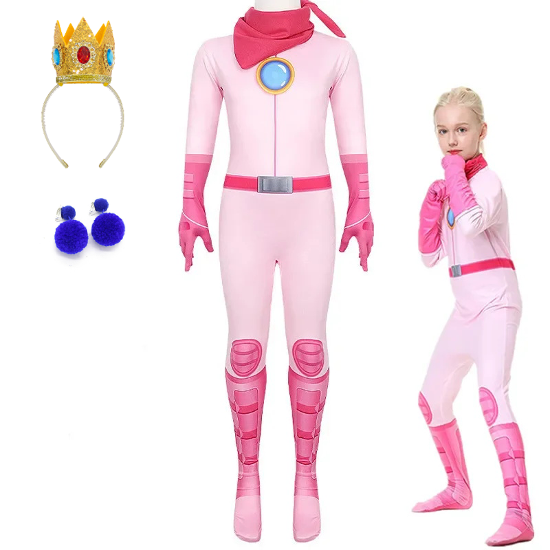 Girls Peach Princess Jumpsuit  - Party Games Adult Birthday ulasan dan harga