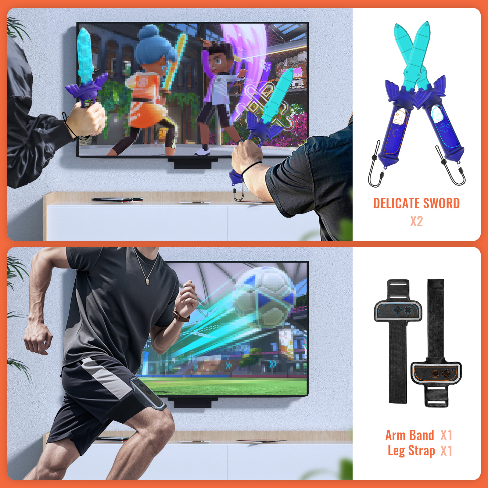 12 in 1 Sports Accessories Set - Party Games Switch 2 ulasan dan harga