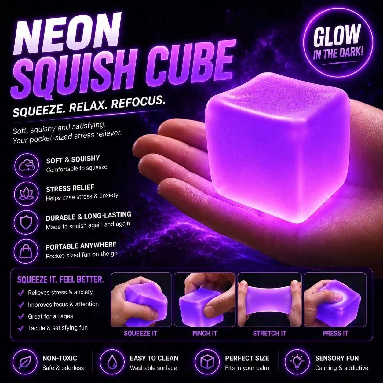 NeeDoh 1pc Random Color Nee Do - Party Family Games ulasan dan harga