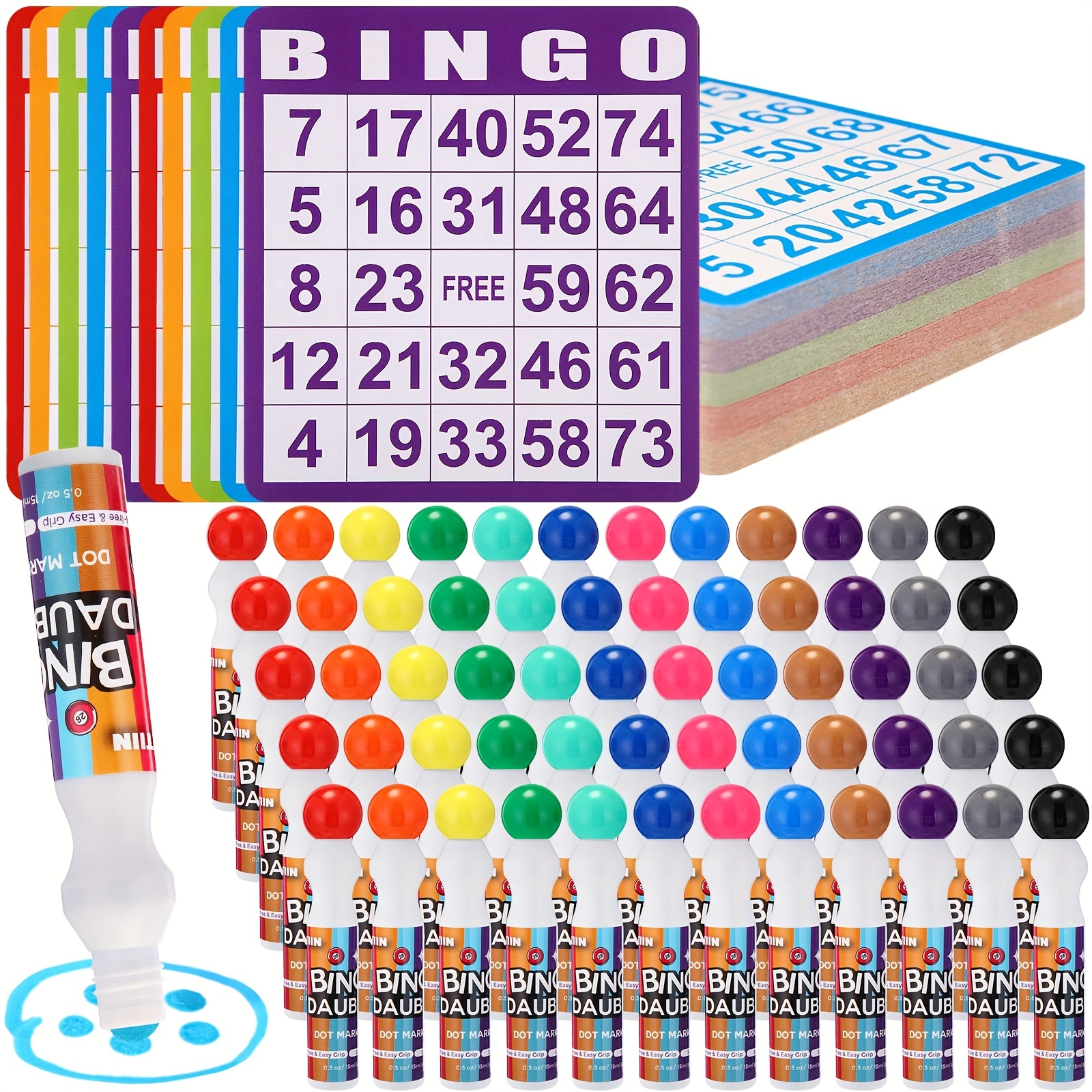 Set of 148 Bingo Game Cards in - Party Family Games ulasan dan harga