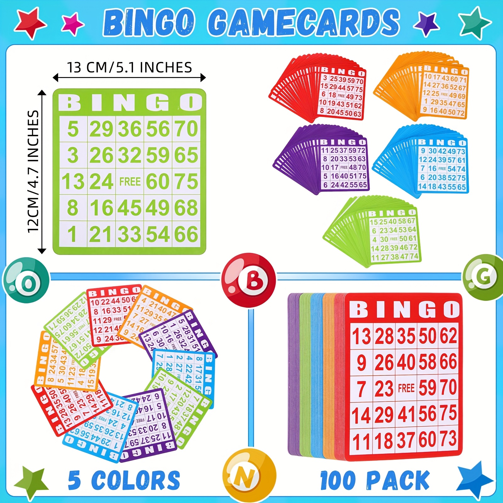 Set of 148 Bingo Game Cards in - Party Family Games ulasan dan harga
