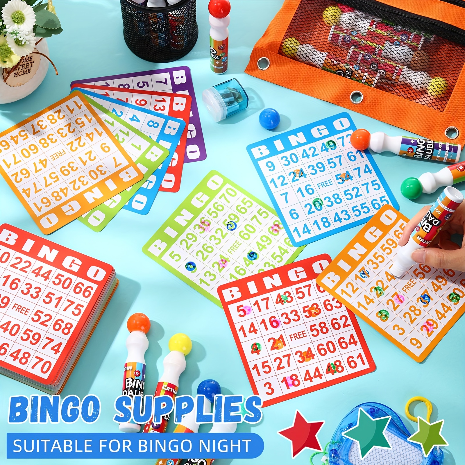 Set of 148 Bingo Game Cards in - Party Family Games ulasan dan harga