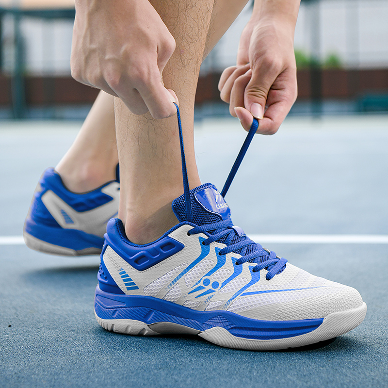Breathable Knit Tennis Shoes M - Badminton Set Garden ulasan dan harga