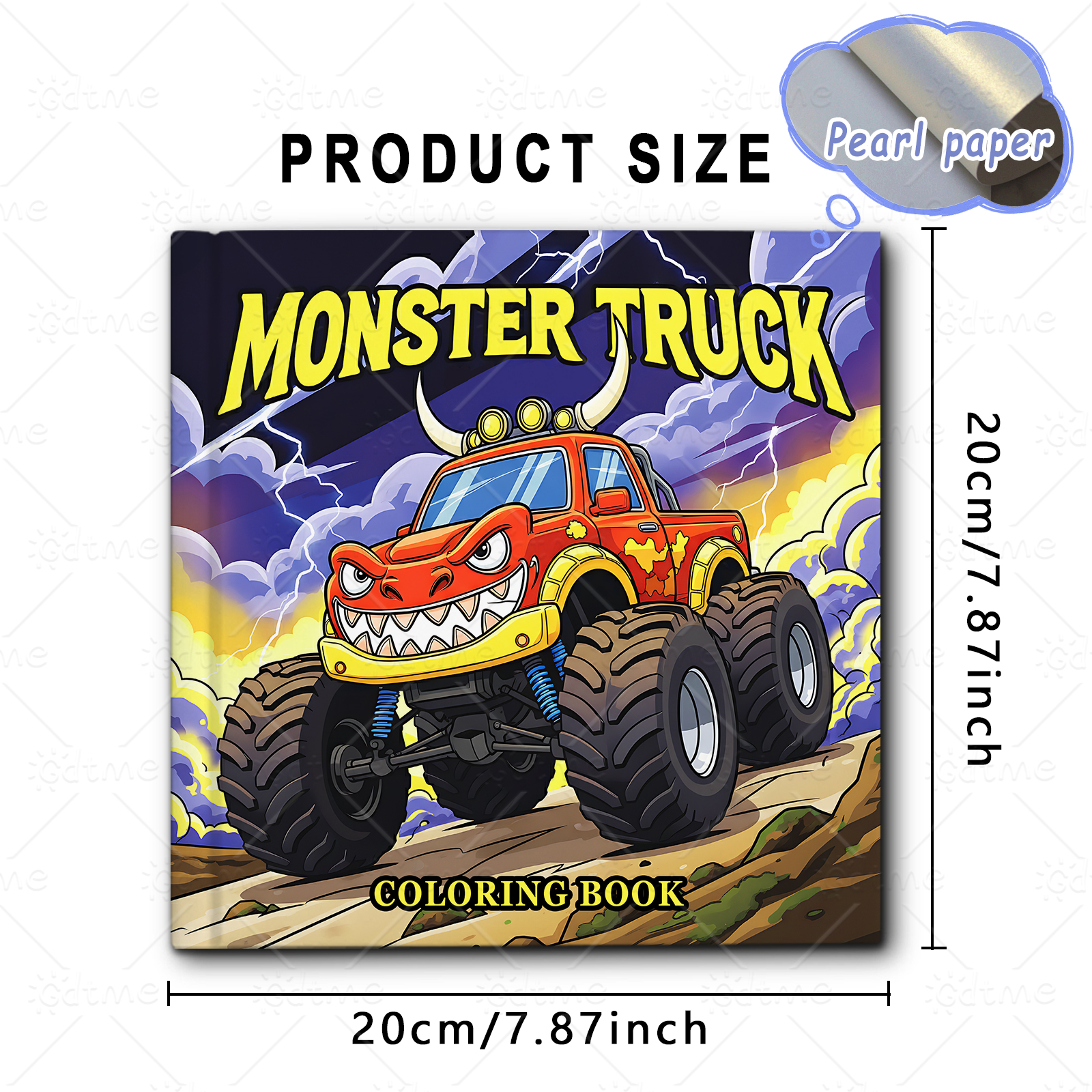 MONSTER TRUCK Coloring Book fo - Party Games Adult Birthday ulasan dan harga