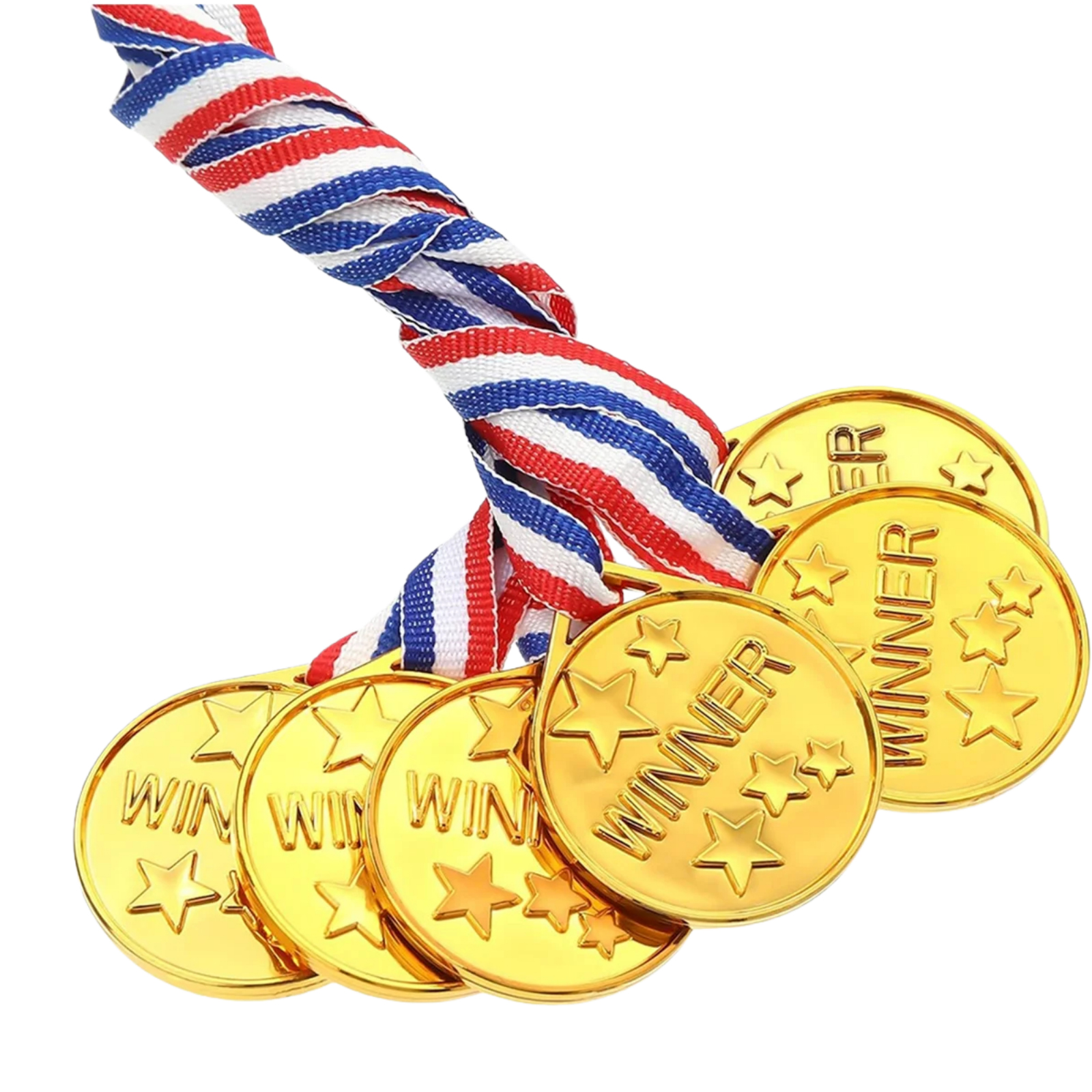 30Pcs Plastic Gold Winners Med - Party Games Easter For Kids ulasan dan harga