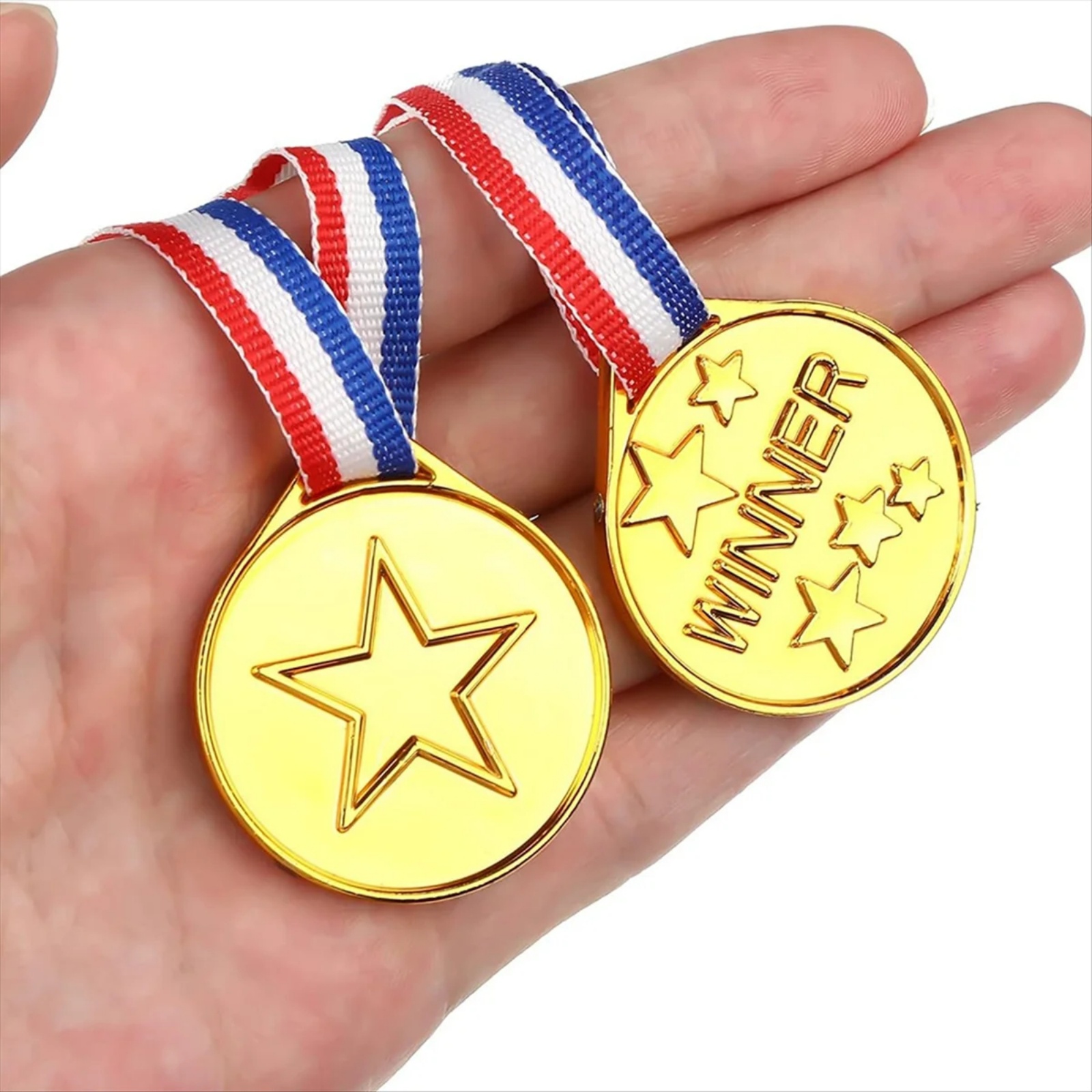 30Pcs Plastic Gold Winners Med - Party Games Easter For Kids ulasan dan harga