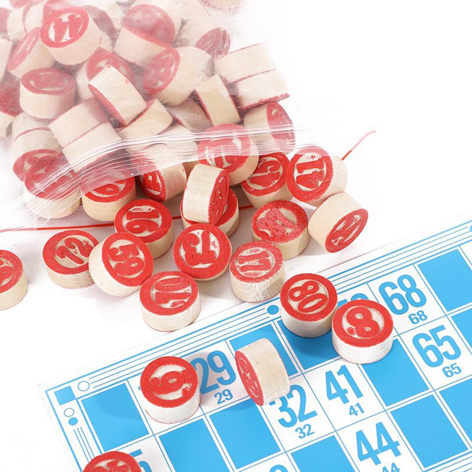 Bingo Card Game Vintage Wooden - Party Games For Large Groups ulasan dan harga
